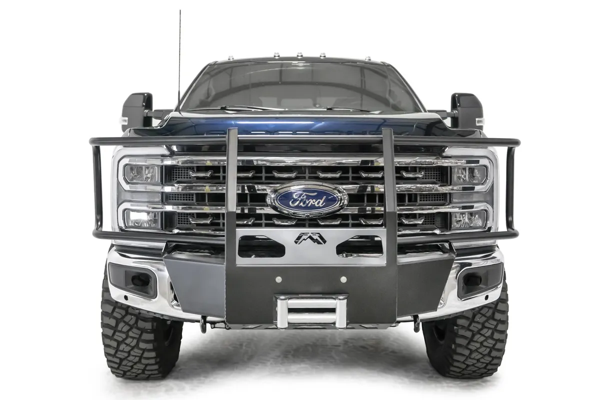 23c F250/F350 Winch Mount Bumper w/ Full Grill Guard product image