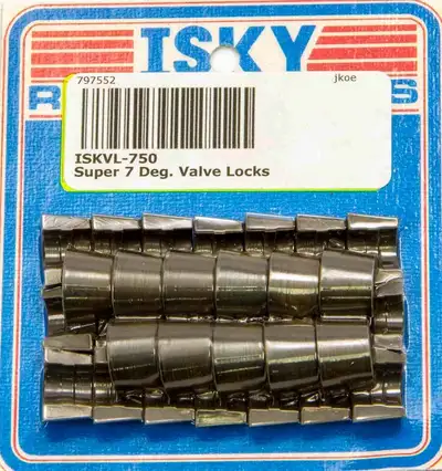Isky Super 7 Deg. Valve Locks 11/32in +.50