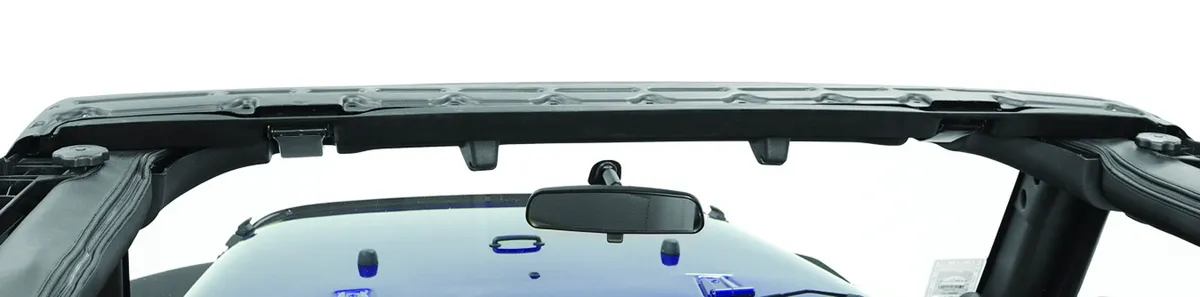 Windshield Channel For Jeep 2007-2018 Wrangler JK Black Bestop product image