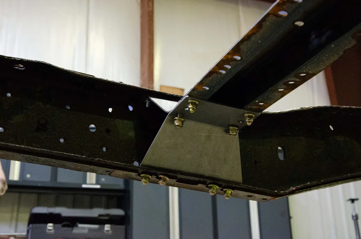 Rust Buster Center Frame Crossmember Lower Brackets For 1973-1980 GM C/K-Trucks RB73100 product image