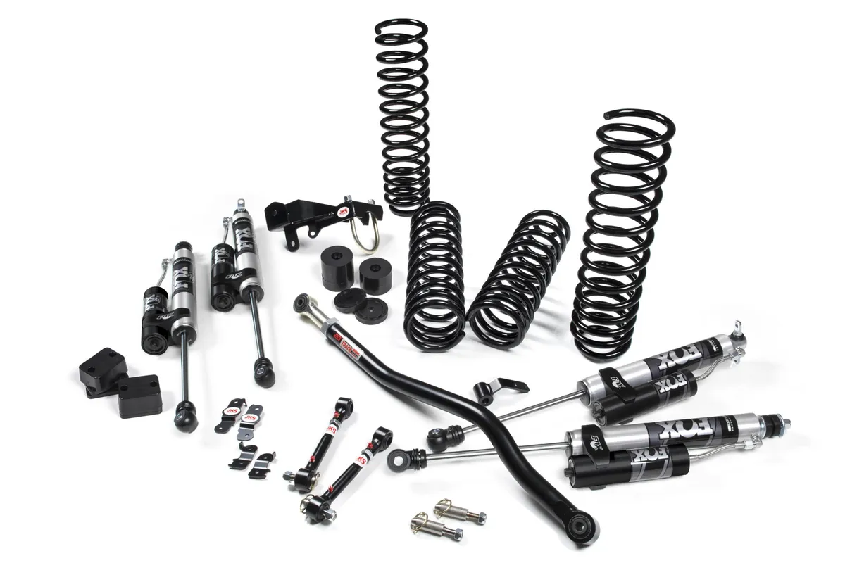 2007-2018 Jeep Wrangler JK J-Venture 4 Door 3.5 Inch Lift Kit w/ Fox 2.0 Performance Series Shocks JSPEC product image