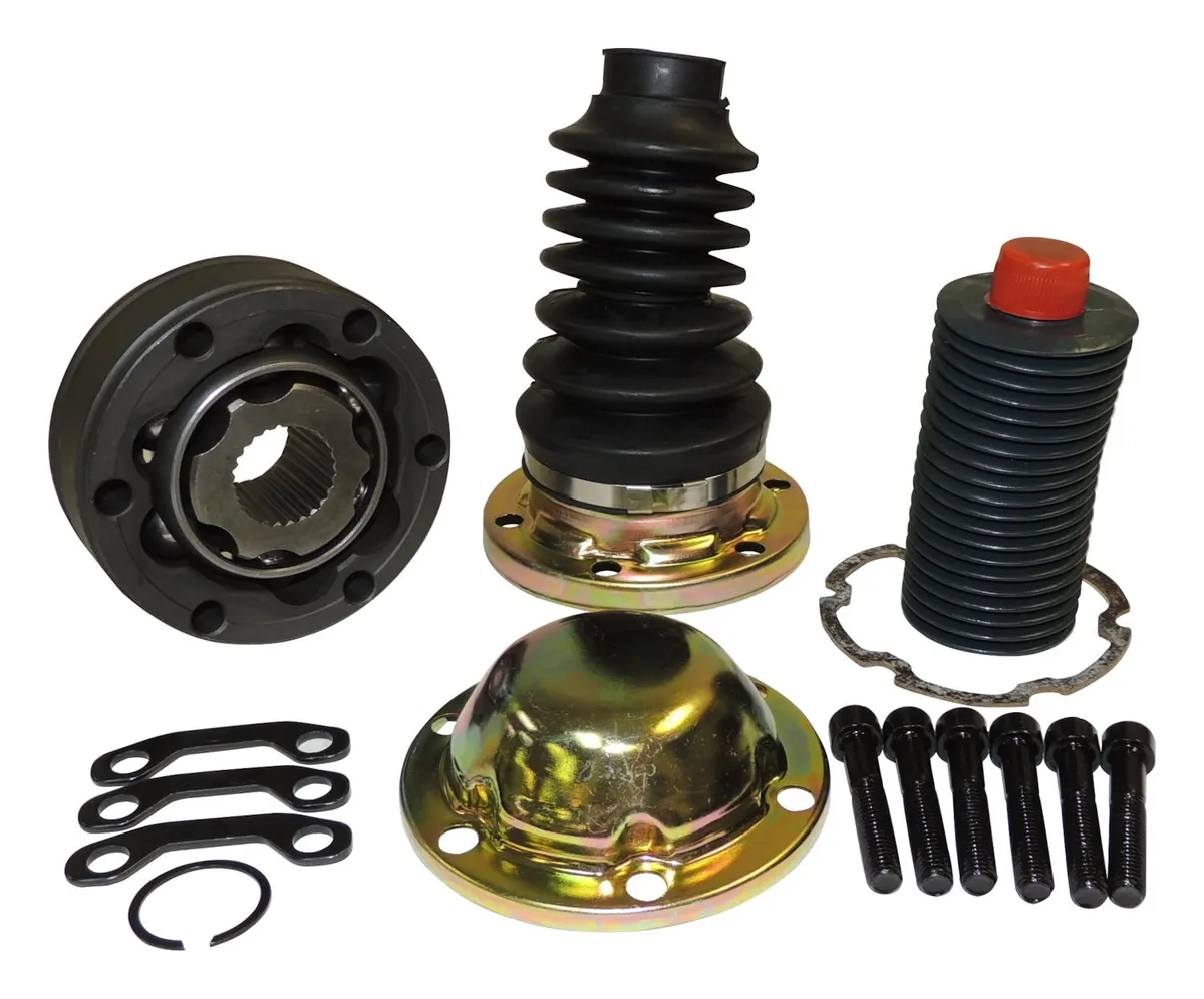 CV Joint Repair Kit; Front; Axle End; Incl. Boot/Inner And Outer Caps/CV Joint/Bolts/Straps/Grease; product image