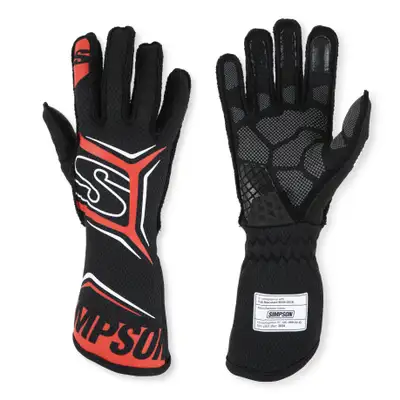 Simpson Safety Glove Magnata XX-Large Black / Red SFI 3.5/5