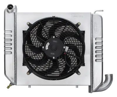 COLD-CASE Radiators Cold Case Radiators 65-68 Corvette Small Block Aluminum Radiator 16 Inch Fan Kit Cold Case Radiators CHV712AK