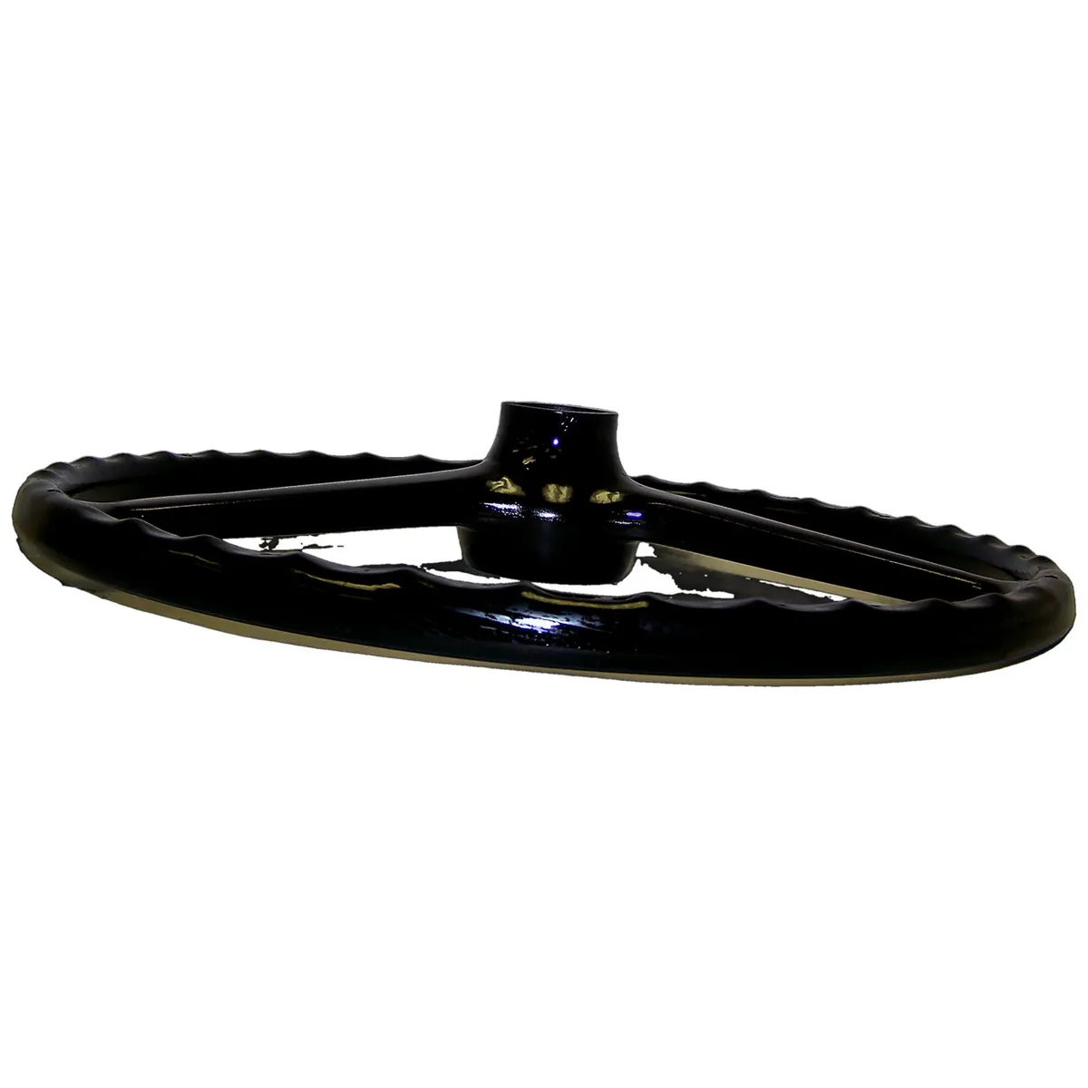 Crown Automotive Jeep Replacement 927417 Black 17 Diameter Steering Wheel for Select Jeep CJ-3B, CJ-5, CJ-6, FC-150 product image