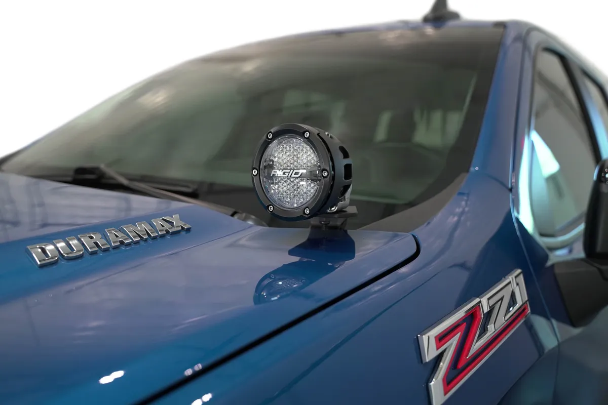 22c Silverado/Sierra 1500 Ditch Light Brackets Black product image