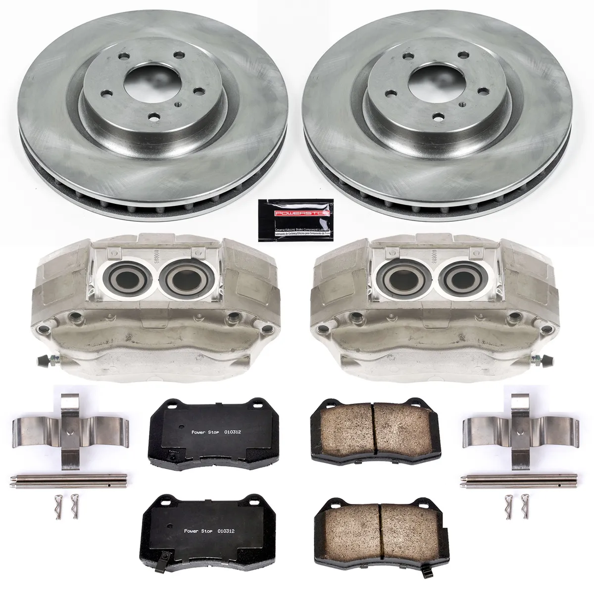 Z17 Direct Replacement Kit: Rotors; Ceramic Pads; Calipers product image