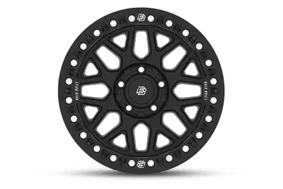 Baja Built Race Wheels Baja Built Lite Brite OUTLAW Cast Beadlock Wheel, 17x9 5x5 -12mm - Black - JT/JL/JK
