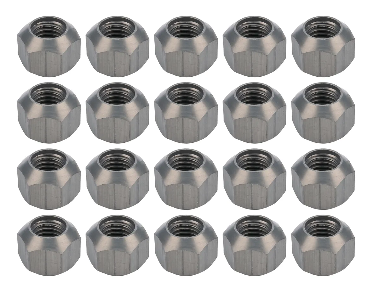 Allstar Performance Lug Nuts 5/8-11 Alum HC Dbl Chamfer 20pk