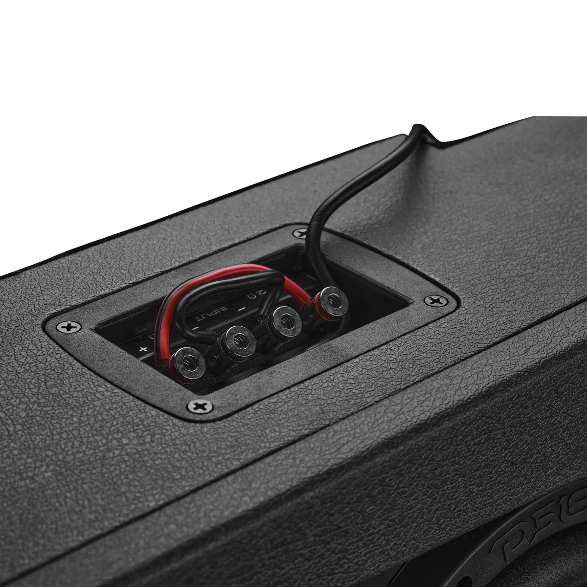 Jeep Gladiator JT 2020-Up | 4 x 8” Subwoofers Included (Zr8 .2d) | Upfiring | Underseat | Sealed Box | Exclusive Black Leather | Digital LED Lights Ebm Direct Fit Subwoofer Enclosure For Jeep Gladiator 2020-2024 (Speakers Not Included) product image