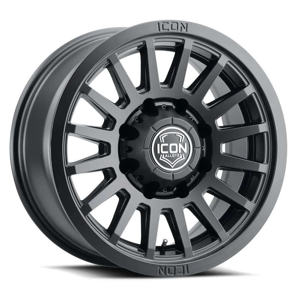 ICON Vehicle Dynamics ICON Alloys Recon SLX, Satin Black, 18 x 9 / 8 x 180, 12mm Offset, 5.5" BS