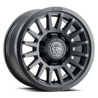 ICON Vehicle Dynamics ICON Alloys Recon SLX, Satin Black, 18 x 9 / 8 x 180, 12mm Offset, 5.5" BS