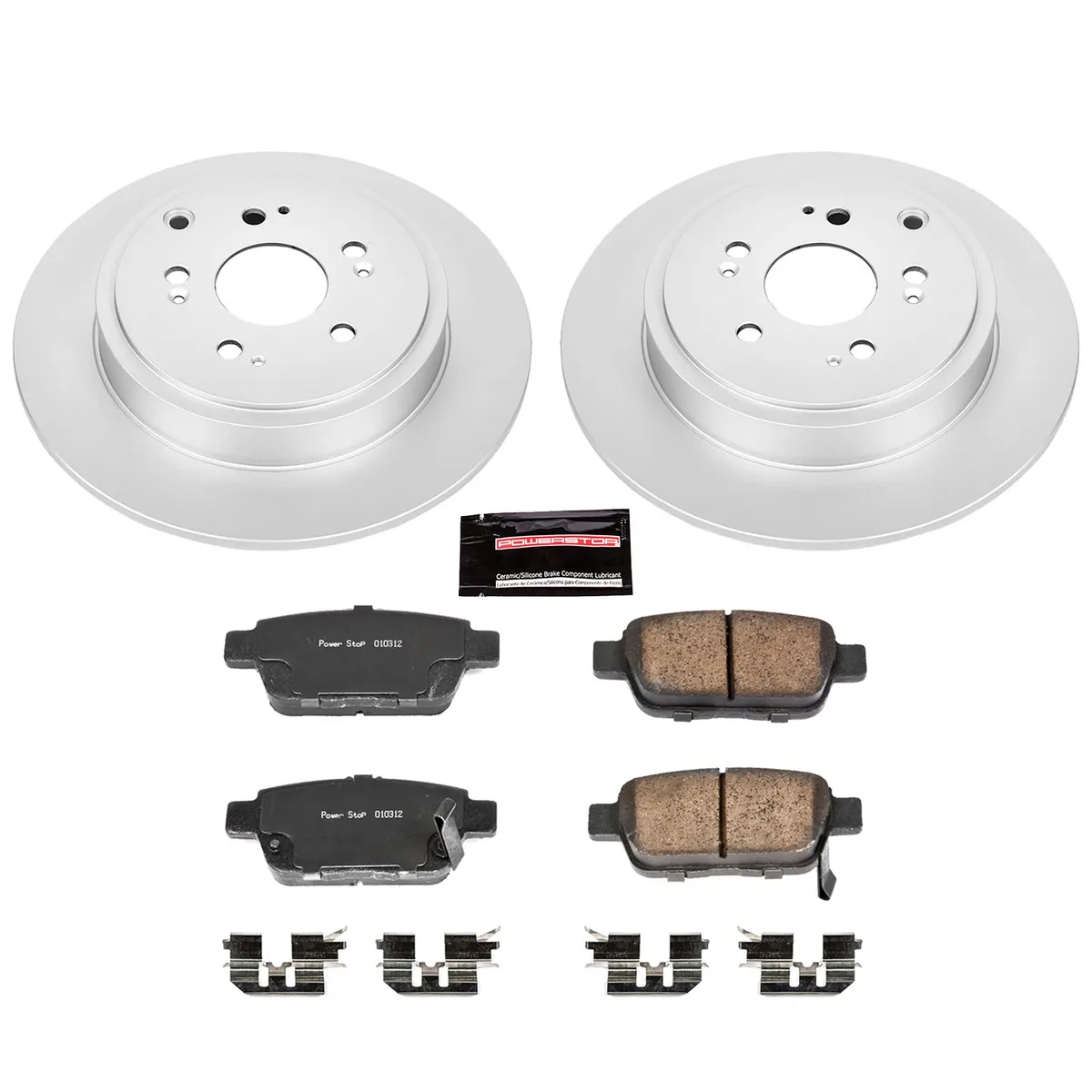 Z17 Geomet Coated Rotor Kit: Genuine Geomet Fully Coated Rotors; Ceramic Pads W/Hardware product image