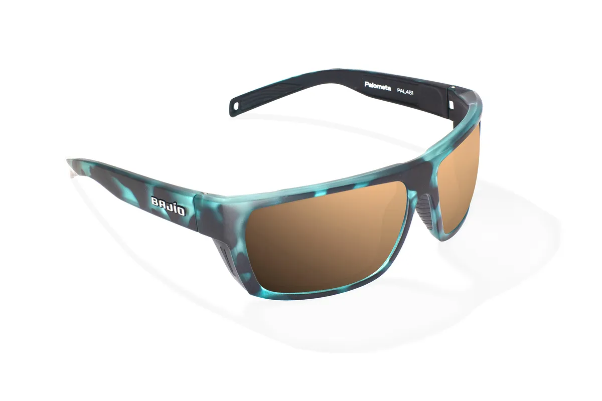 Palometa Gray Glass Blue Tort Matte Sunglasses product image