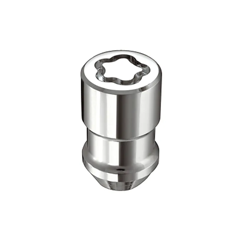 Wheel Lock Set 7/1620 Nut Cone Seat Dual 3/4 & 13/16 Hex 1.46 in Oal Chrome product image