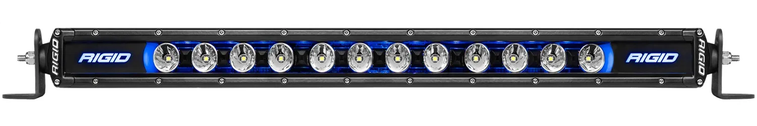RIGID Radiance Plus SR-Series Single Row LED Light Bar With 8 Backlight Options: Red; Green; Blue; Light Blue; Purple; Amber; White Or Rotating; 40 Inch Length product image
