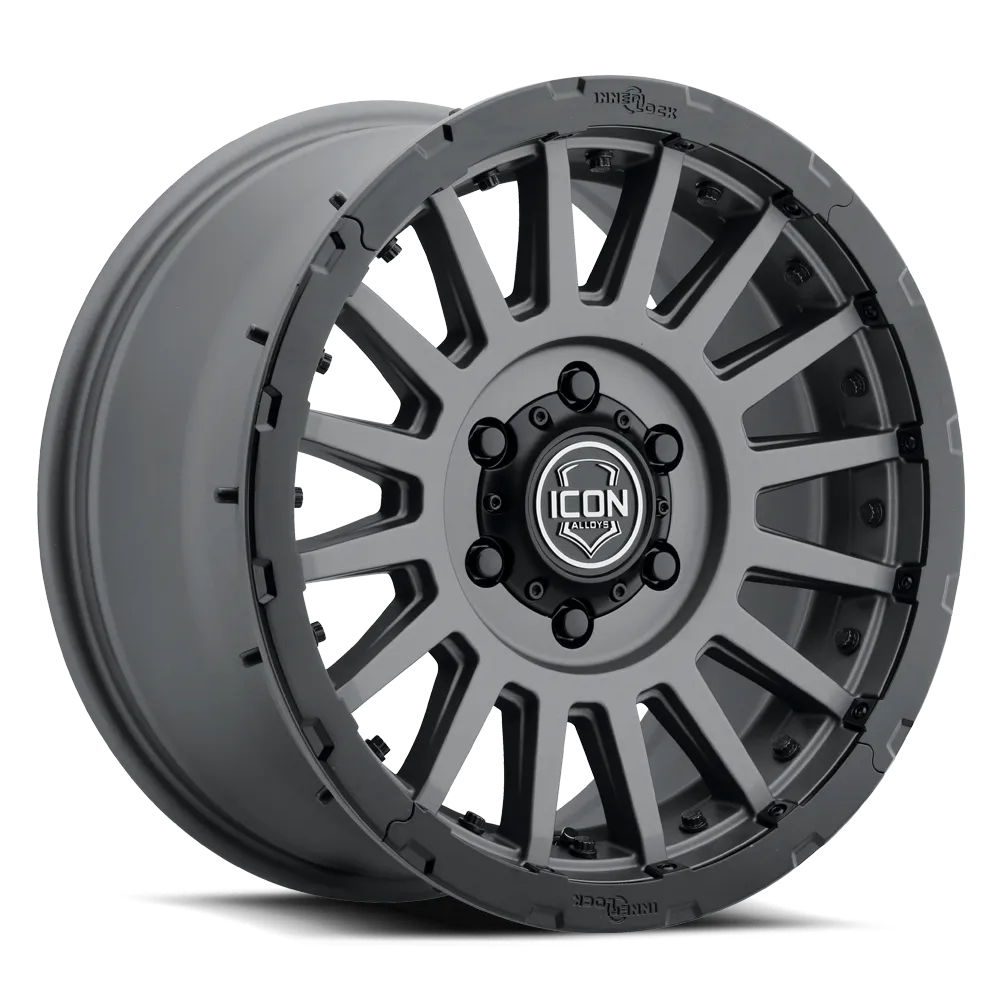 Icon Alloys Recon Pro Charcoal W/ Black Ring 17 X 8.5 / 5 X 5 / 6mm product image