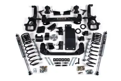 Zone Offroad 20-23 RAM 1500 4WD 6 Inch Front 5 Inch Rear Lift Kit With OE 22in Wheels Fox Shocks Zone Offroad