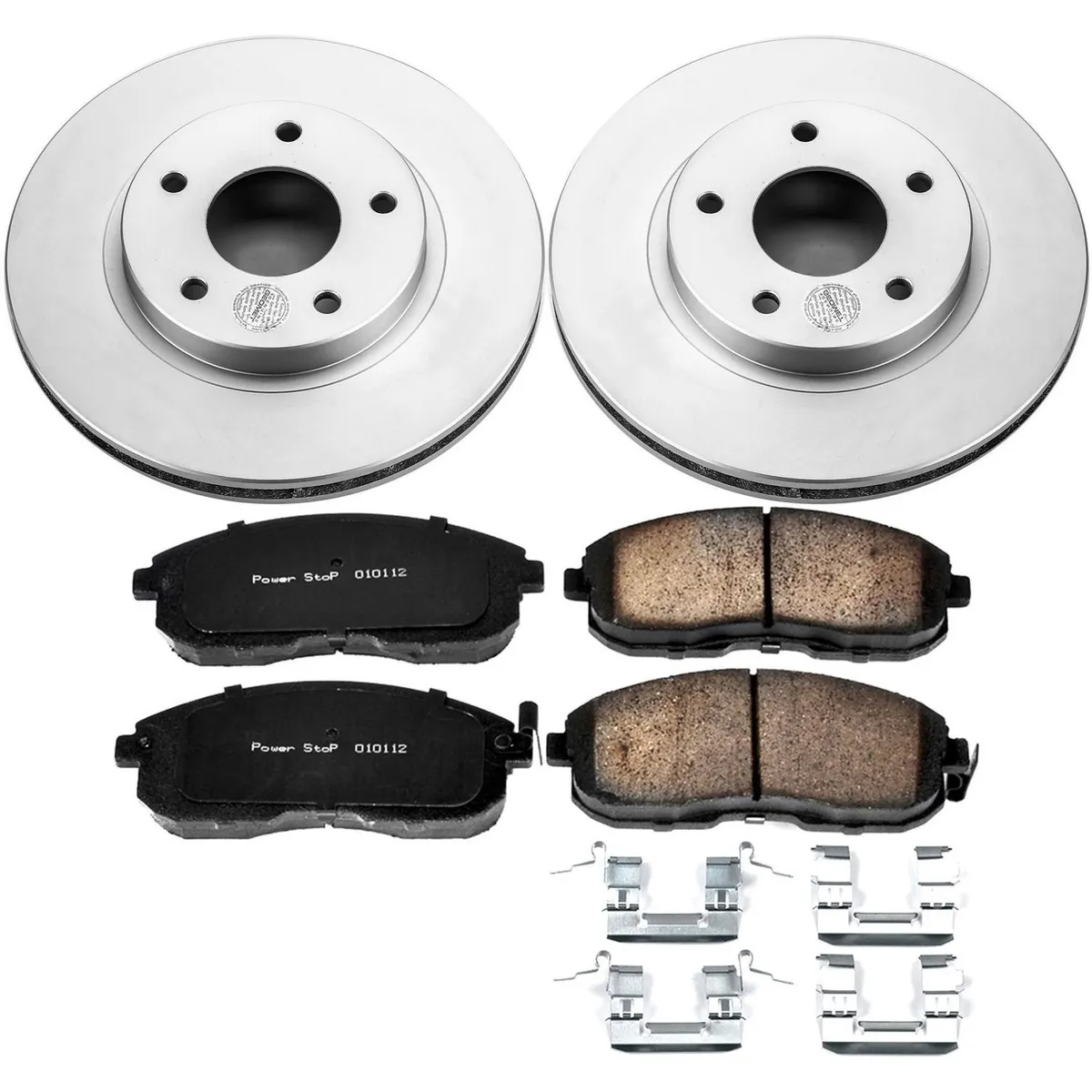 Z17 Geomet Coated Rotor Kit: Genuine Geomet Fully Coated Rotors; Ceramic Pads W/Hardware product image