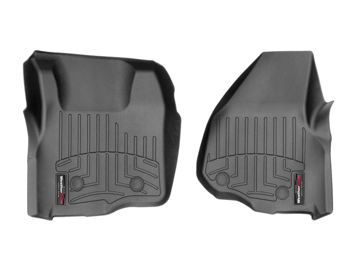 2011 + Ford F-250/F-350/F450/F-550 Black Front FloorLiner Fits SuperCab and Super Crew product image