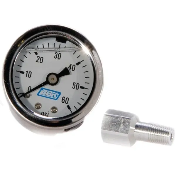 1986-1993 Mustang 5.0l Fuel Pressure Gauge Adapter 0-60 PSI product image