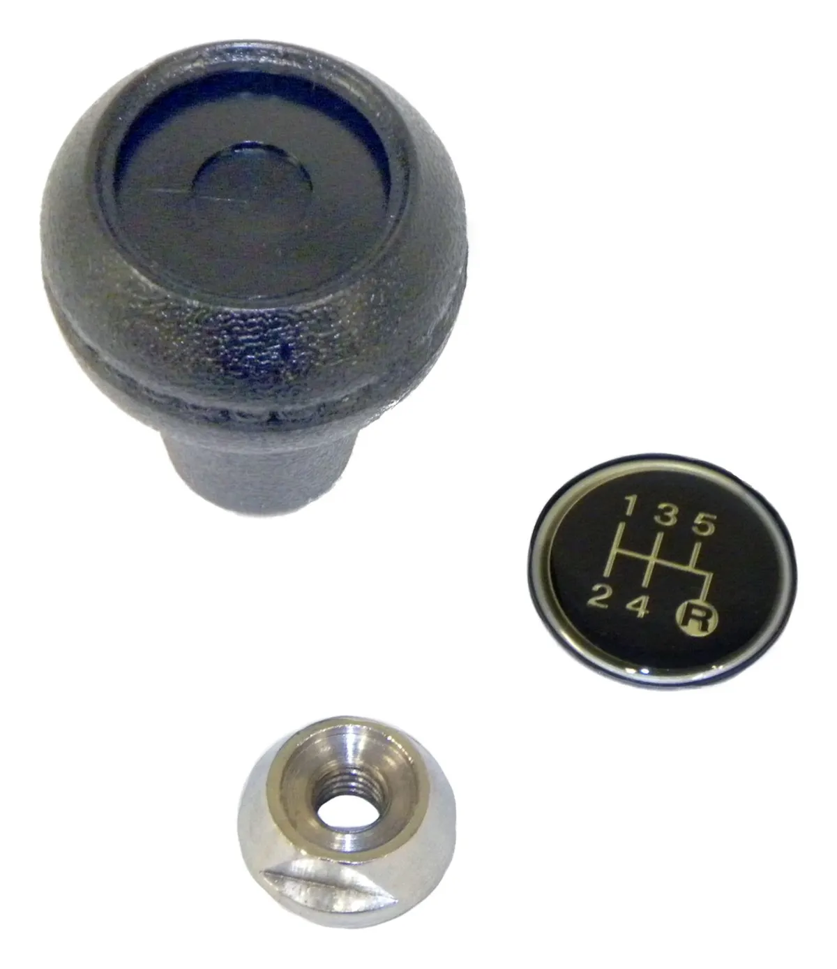 Crown Automotive Jeep Replacement 3241073K Transmission Shift Knob Kit for Jeep 82-86 CJs, XJ, SJ, J-Series, w/ T5 Trans. product image