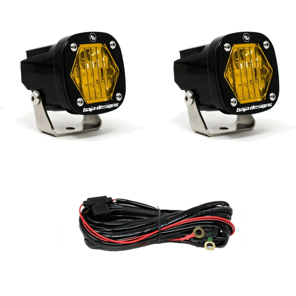 Baja Designs S1 Black LED Auxiliary Light Pod Pair - (Choose Color/Pattern) product image