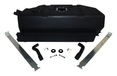 Crown Automotive Jeep Replacement Fuel Tank and Skid Plate Master Kit; Includes Fuel Tank; Skid Plate; Hoses; Straps; and Vent Valves;