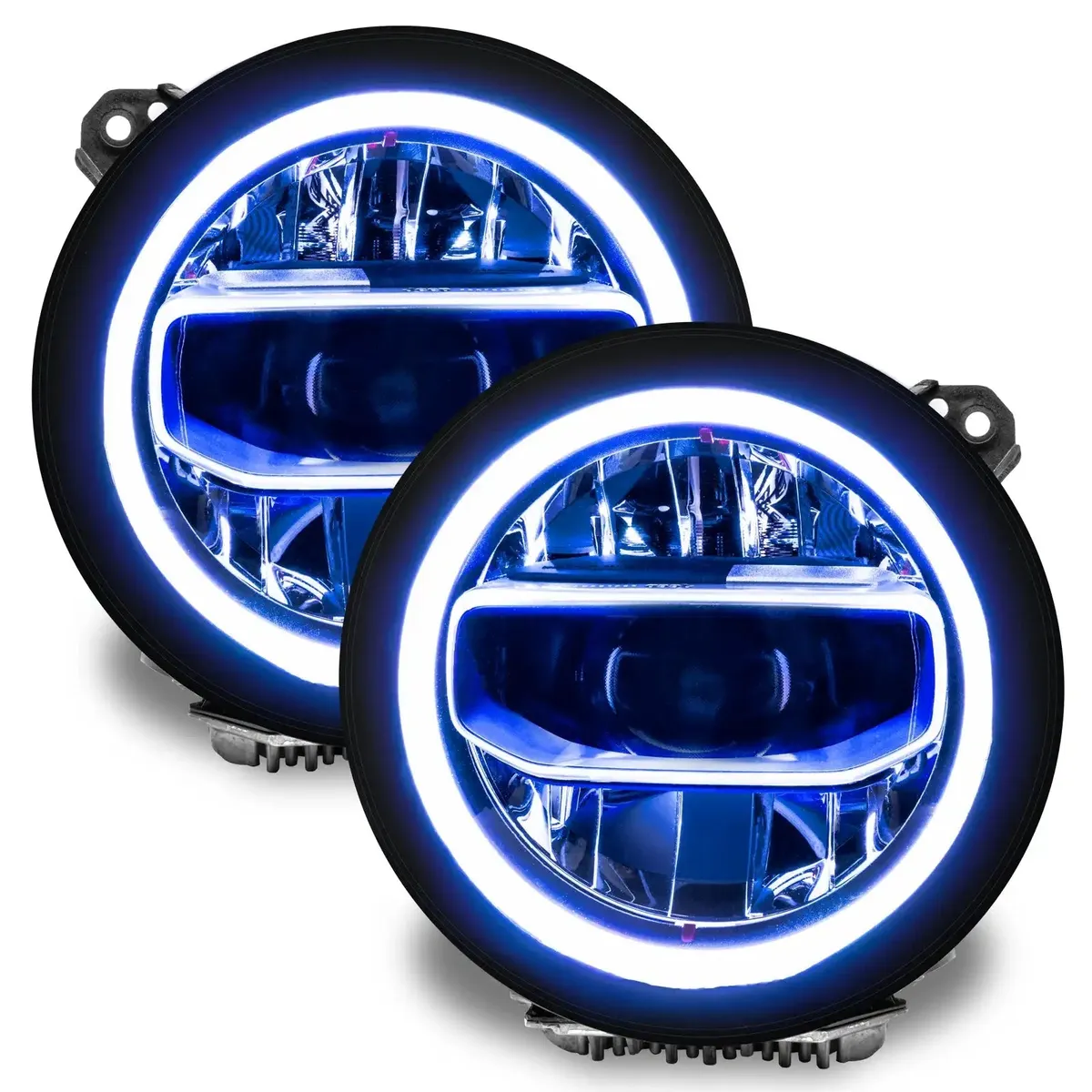 1346-330 - Jeep Wrangler JL/Gladiator JT ColorSHIFT RGB+W Headlight DRL Kit - w/RF Cont. product image