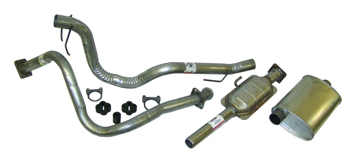 1987-1990 Wrangler YJ with 4.2L engine; Muffler & Tailpipe product image