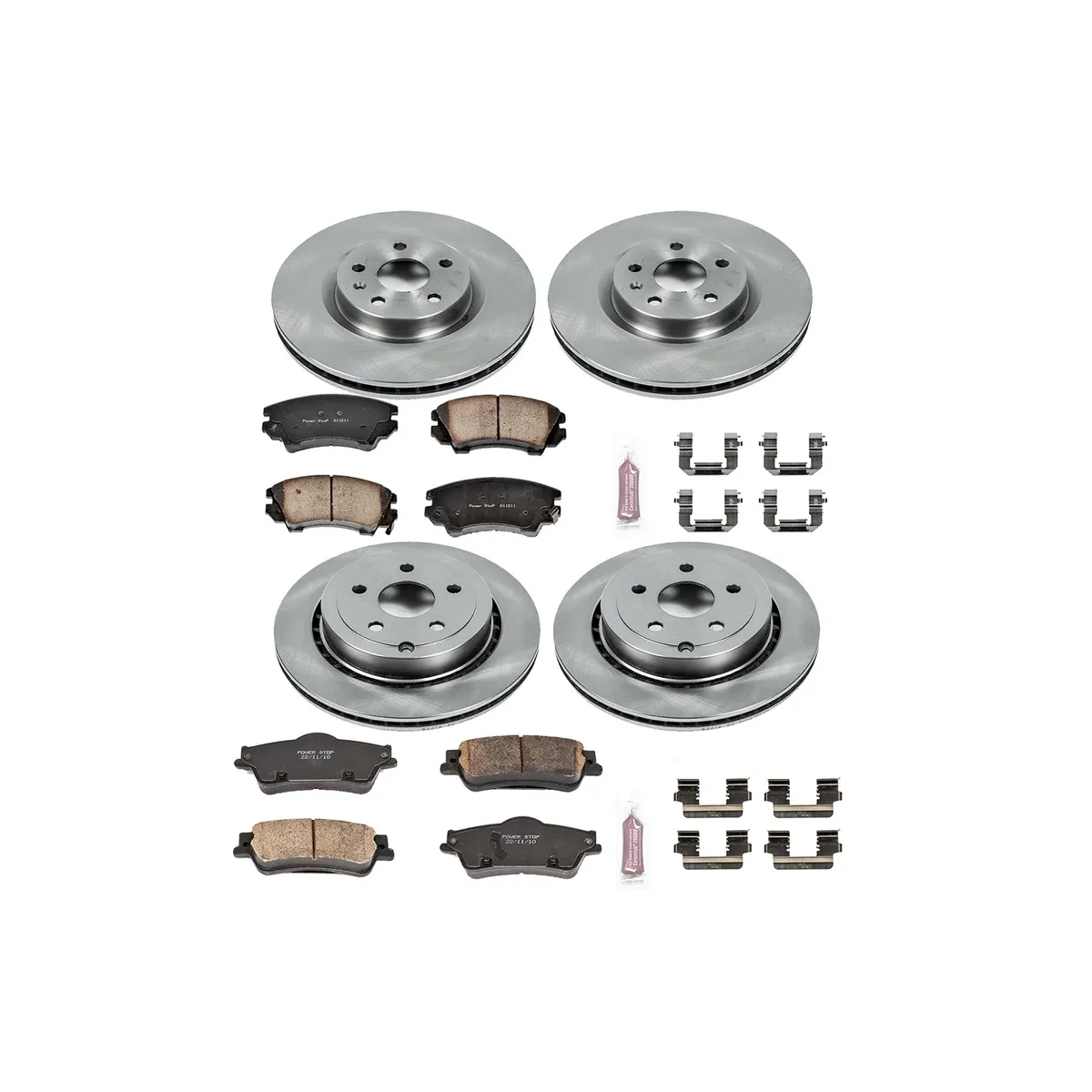 Z17 Direct Replacement Kit: Rotors; Ceramic Pads W/Hardware product image