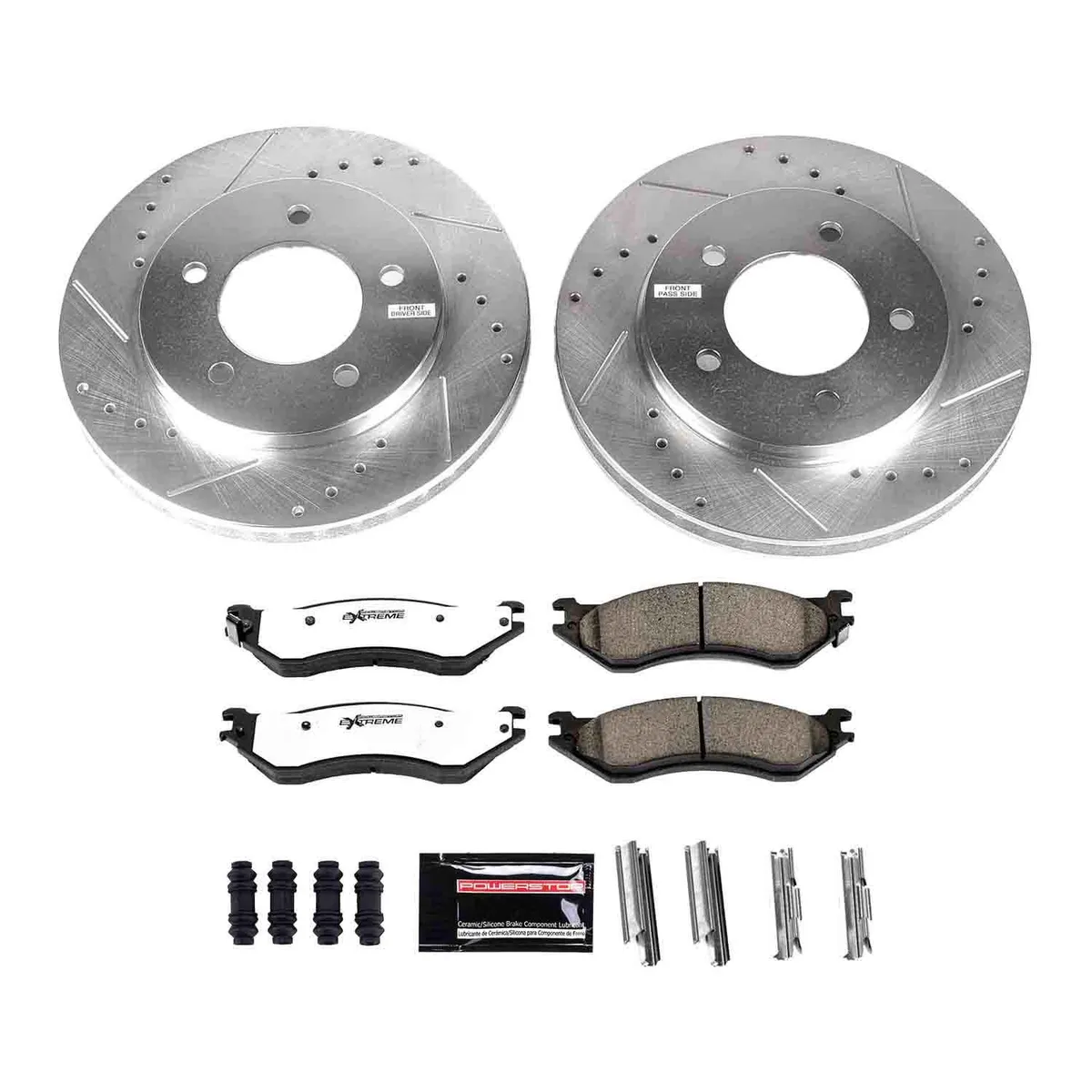 Z36 Truck/Tow Upgrade Kit: Drilled/Slotted Rotors; Carbon-Fiber Ceramic Pads W/Hardware product image