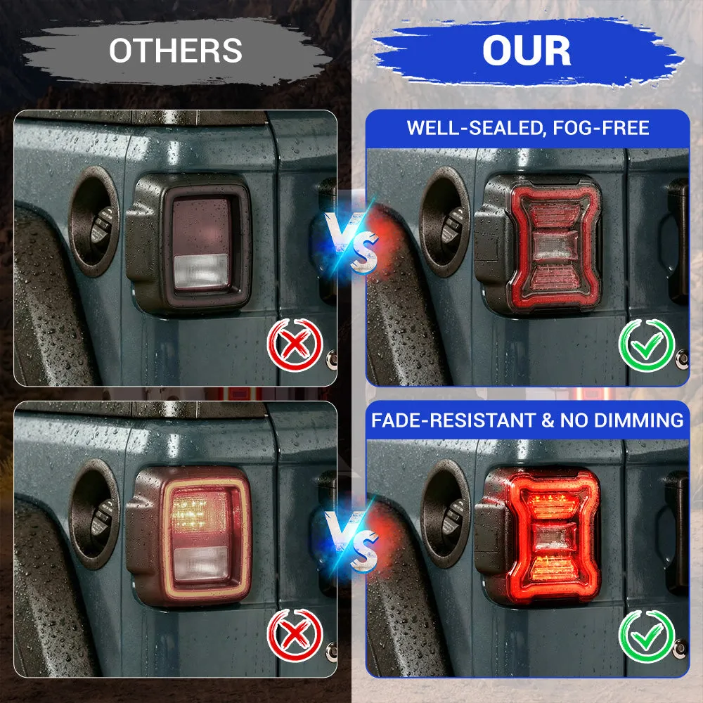 LED Tail Lights For Jeep Wrangler JL JLU 2018+ product image