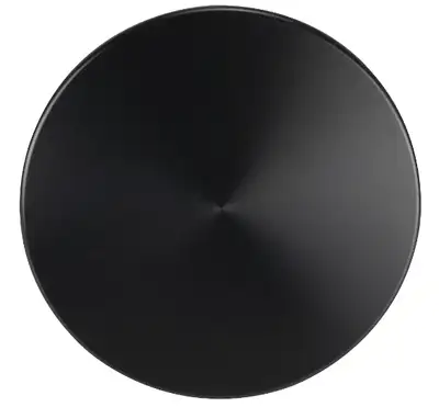 Billet Specialties Racing Steering Wheel Horn Button Plain Blacck