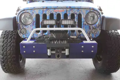 Steinjager Bumpers 2007-2018 Bumper Light Bar, Short Cloud White