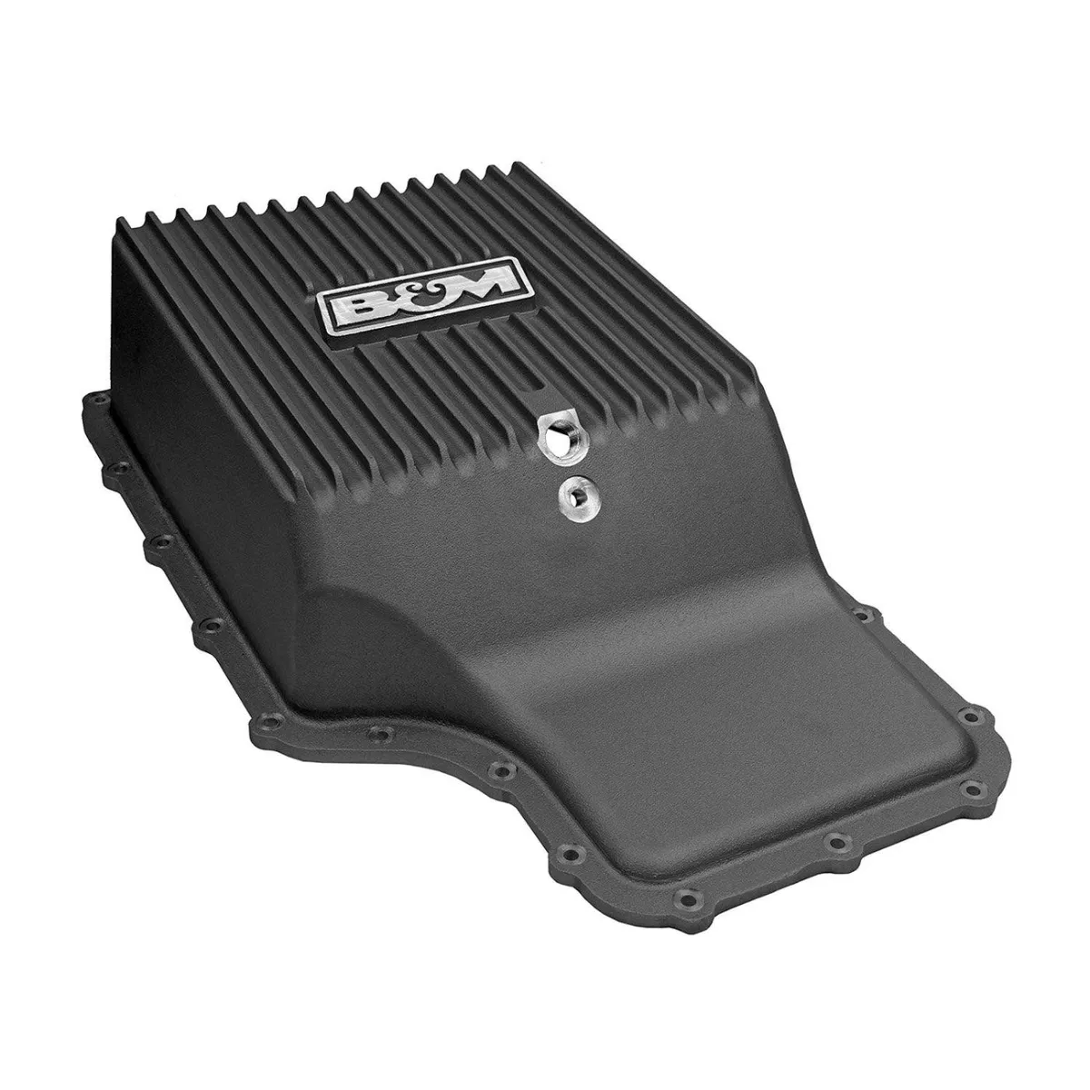 '11-22 Ford F250/F350 B&M HI-TEK Deep Transmission Pan - Black product image