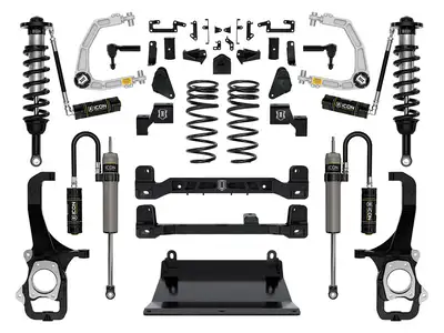 ICON Vehicle Dynamics ICON 2022-2024 Toyota Tundra, 6" Lift, Stage 4 Suspension System, Billet