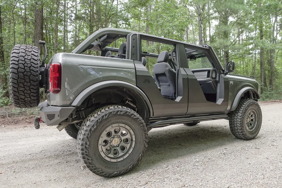 21c Bronco 4 Door Trail Doors Matte Black product image