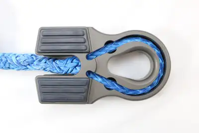 Factor 55 Factor 55 00375-06 Flat Splicer 3/8-1/2 Synthetic Rope Splice-On Shackle Mount -- Gray