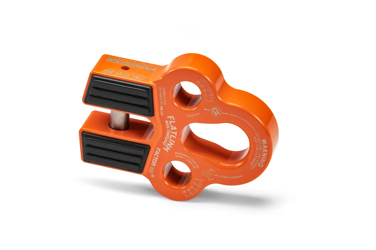 Factor 55 00225-07 Flatlink Multimount Winch Shackle Mount -- Orange product image