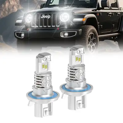 LED Factory Mart Fit For 2020-2025 Jeep Gladiator H13 LED Headlight Bulbs | SP Air Series