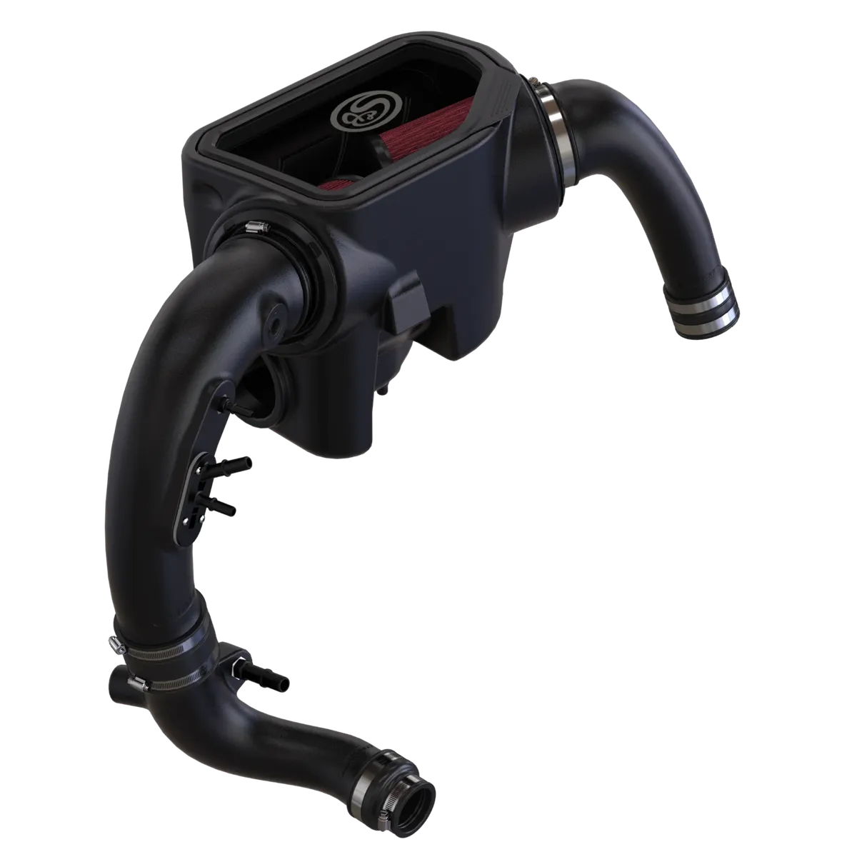 S B Cold Air Intake For 2020-2023 Ford Explorer St King Ranch Lincoln Aviator 3.0L with Dry Extendable Filter product image