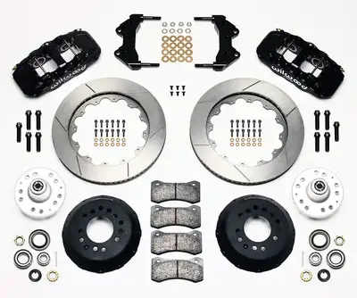 Wilwood Brakes Wilwood AERO6 Front Hub Kit 14.00 Drilled-Red WWE ProSpindle