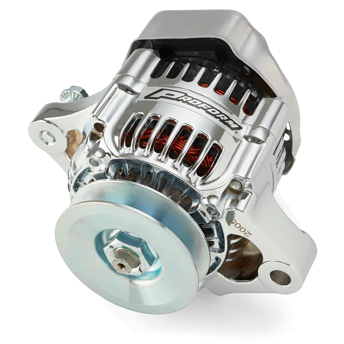 Proform 66431 100% New, Chrome, 1-Wire Mini Alternator, gm 50 Amp. product image