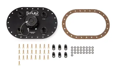 Schultz Racing Fuel Cells Filler Plate Alum 10an Outlet Billet Cap