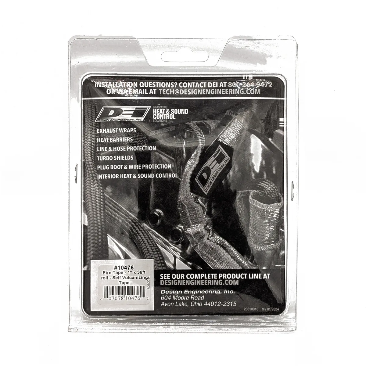 DEI 10476 Fire Tape Self Vulcanizing Tape 010476 product image