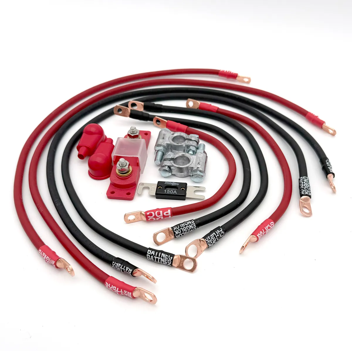 1991-1995 Jeep Wrangler YJ Battery Cable Kit 2.5 Liter 2 Gauge Battery Cable Big7Kits product image