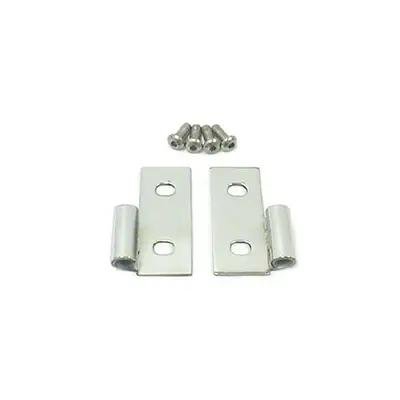 Rugged Ridge Lower Door Hinges Stainless Steel 1976-2006 Jeep CJ/Wrangler By Rugged Ridge
