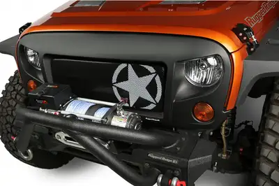 Rugged Ridge Rugged Ridge Spartan Grille Military Star Insert