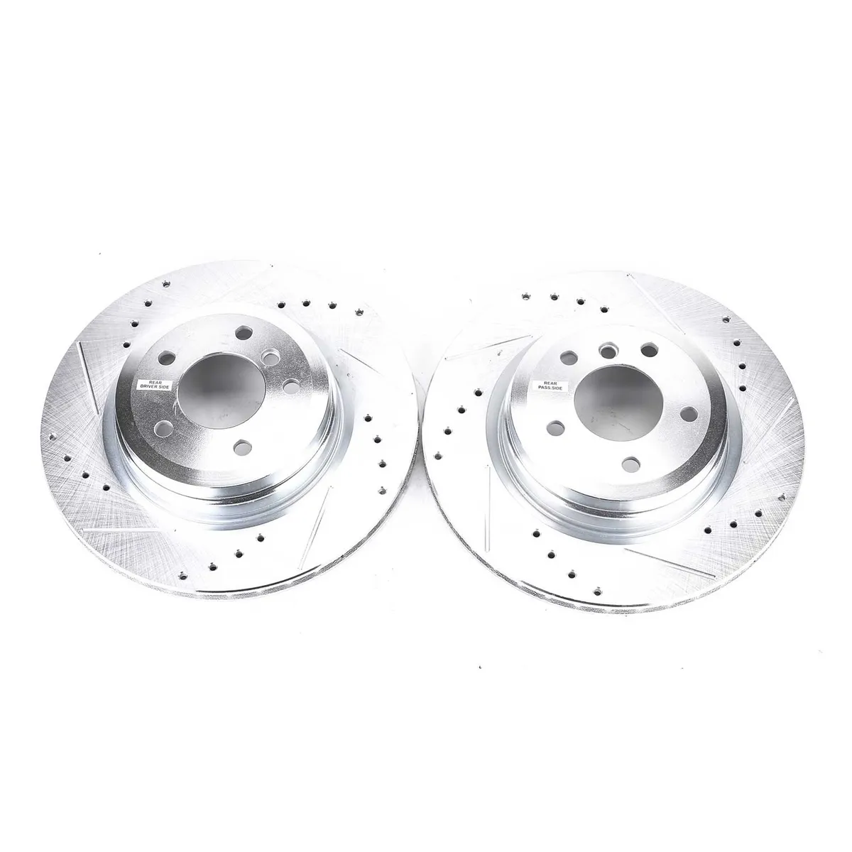 Drilledslotted Rotor Pair Rear 2006 Bmw 330i 2006 Bmw 330xi 2011 Bmw 335d 2010-09 Bmw 335d 2011 Bmw 3 product image
